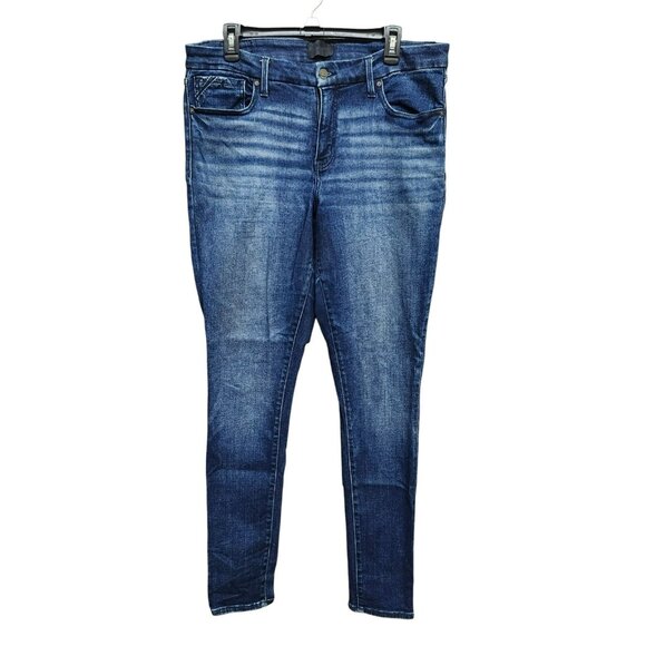 Buckle Black Womens 33x32 Fit no 53 Skinny Jeans Blue Dark Wash Denim Pockets - Picture 3 of 16